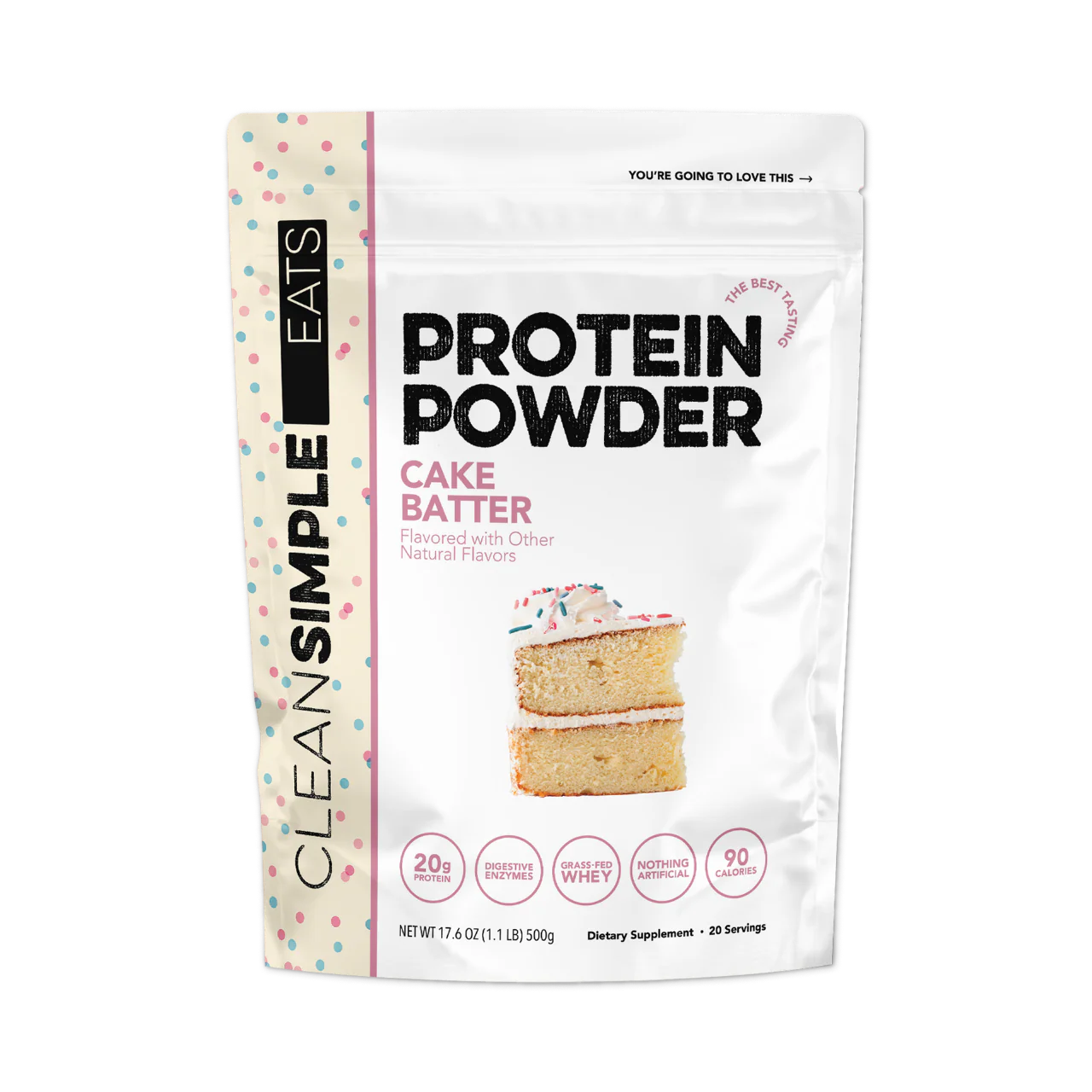 Protein Powder: Cake Batter (30 Serving Bag)