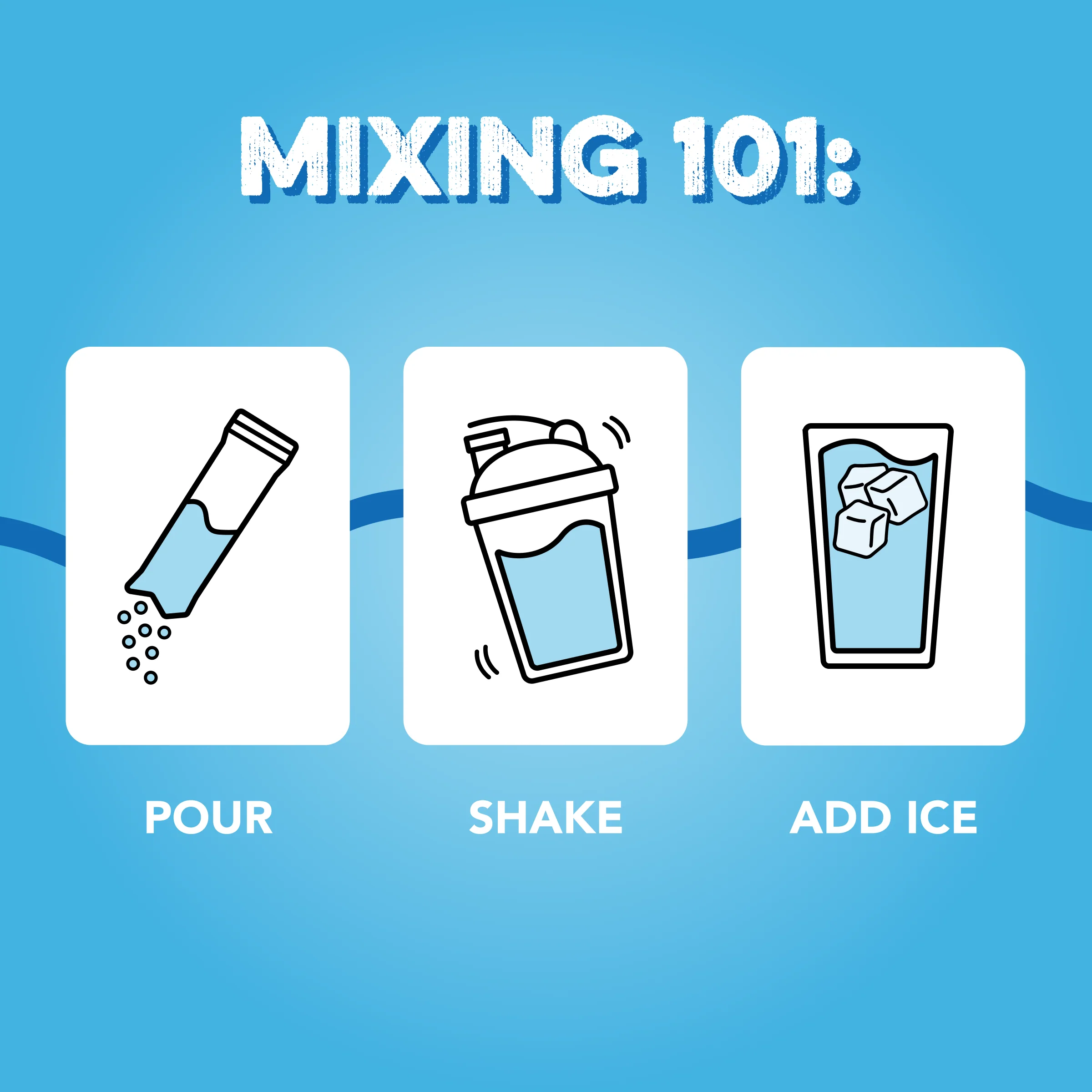Clear Protein Powder: Blue Bahama (8 Single Serving Stick packs) - Image 7