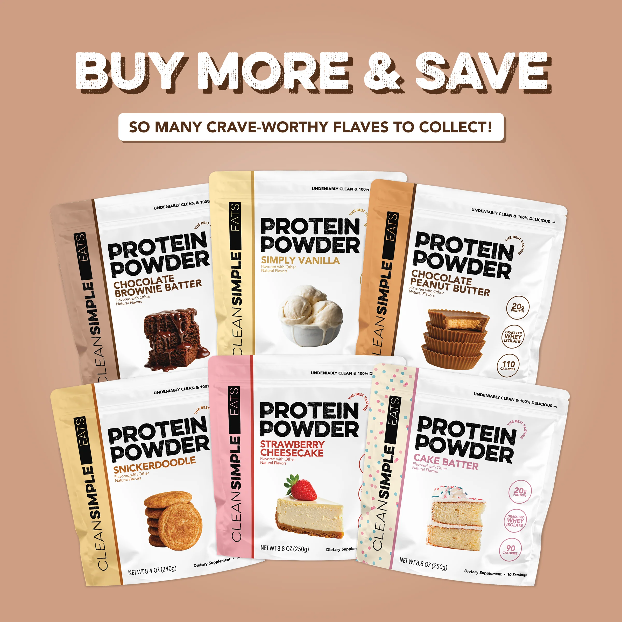 Protein Powder: Brownie Batter (10 Serving Bag) - Image 5