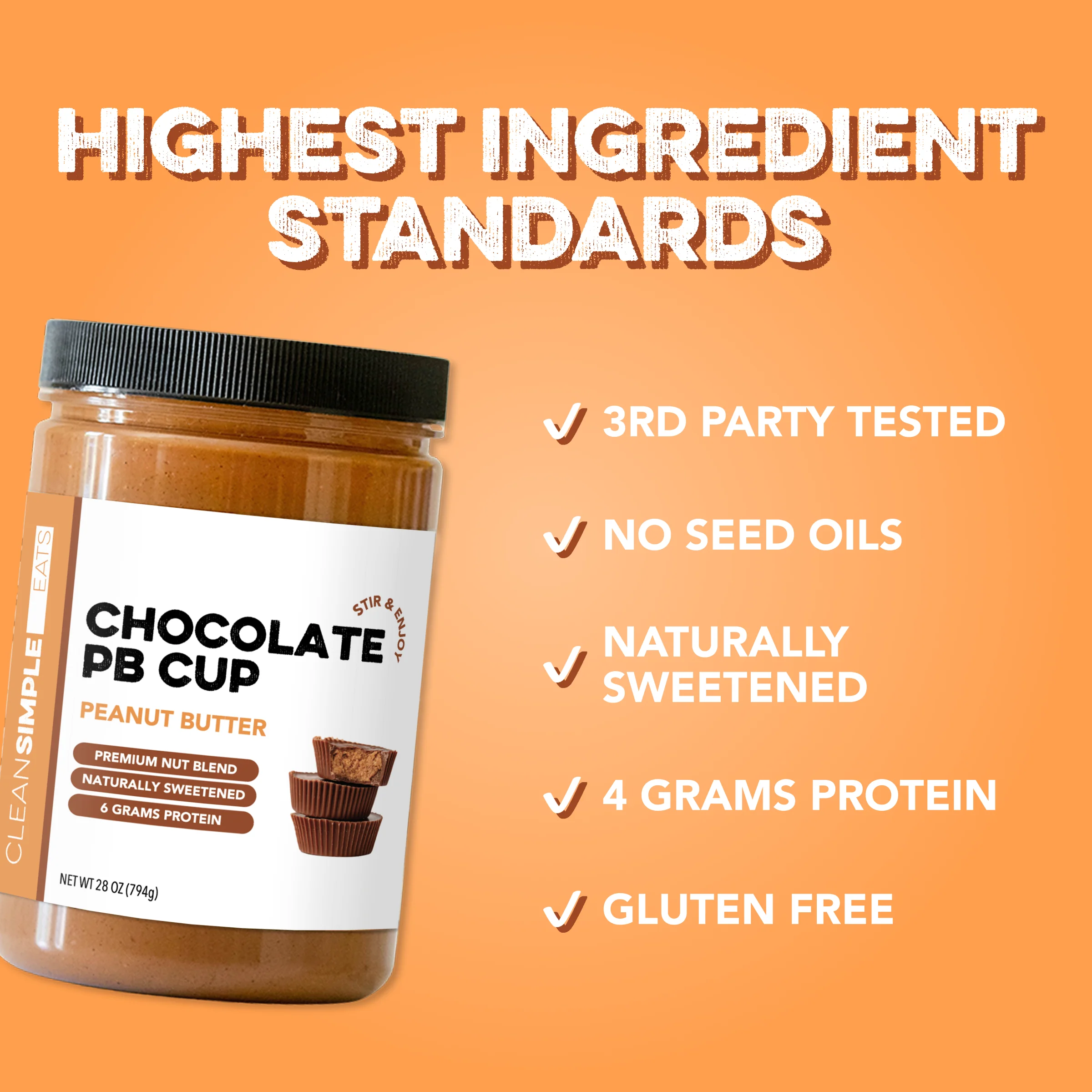Chocolate PB Cup Nut Butter (28 ounce) - Image 3