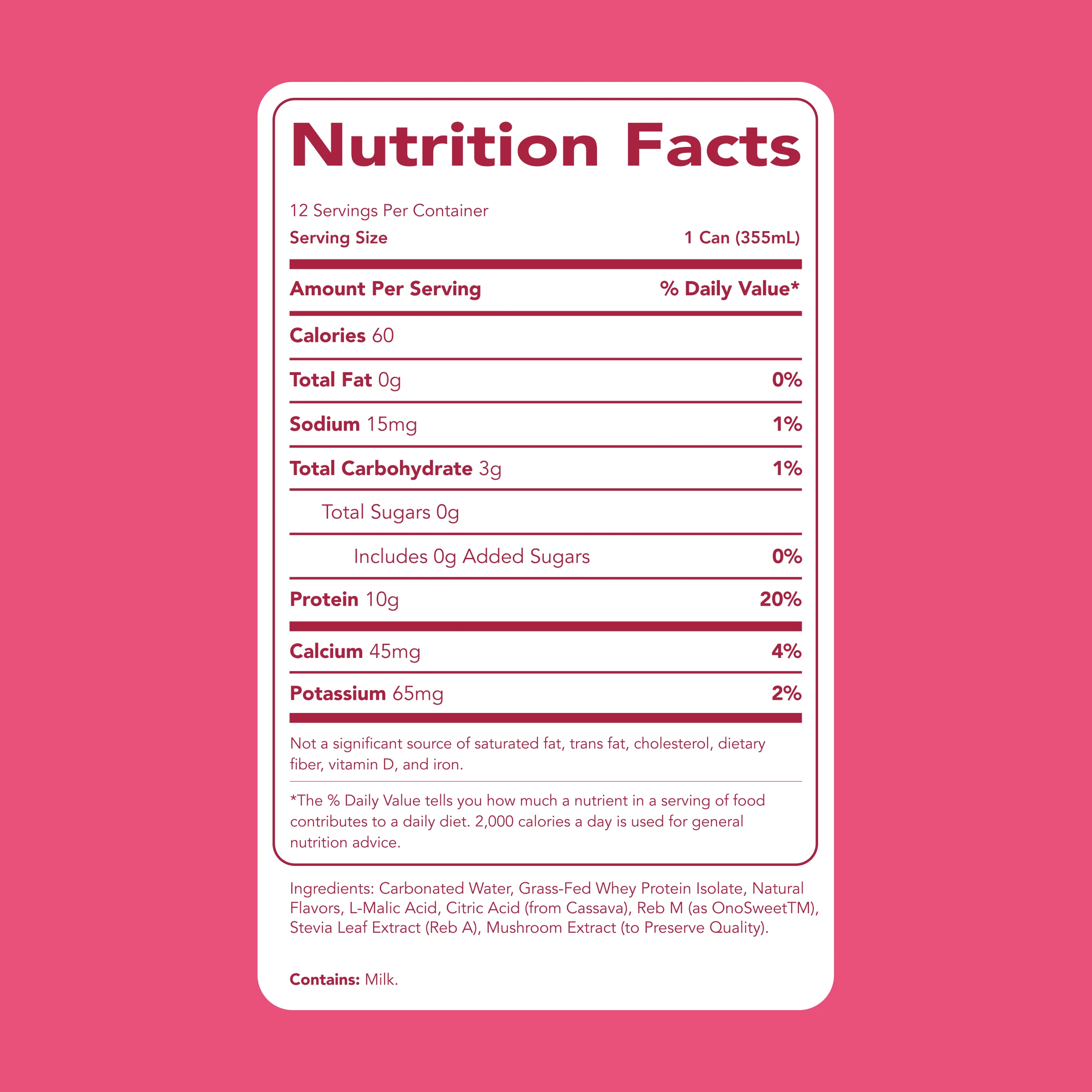 Clear Protein Soda: Cherry Lime (12 Oz. | 12 Pack) - Image 7