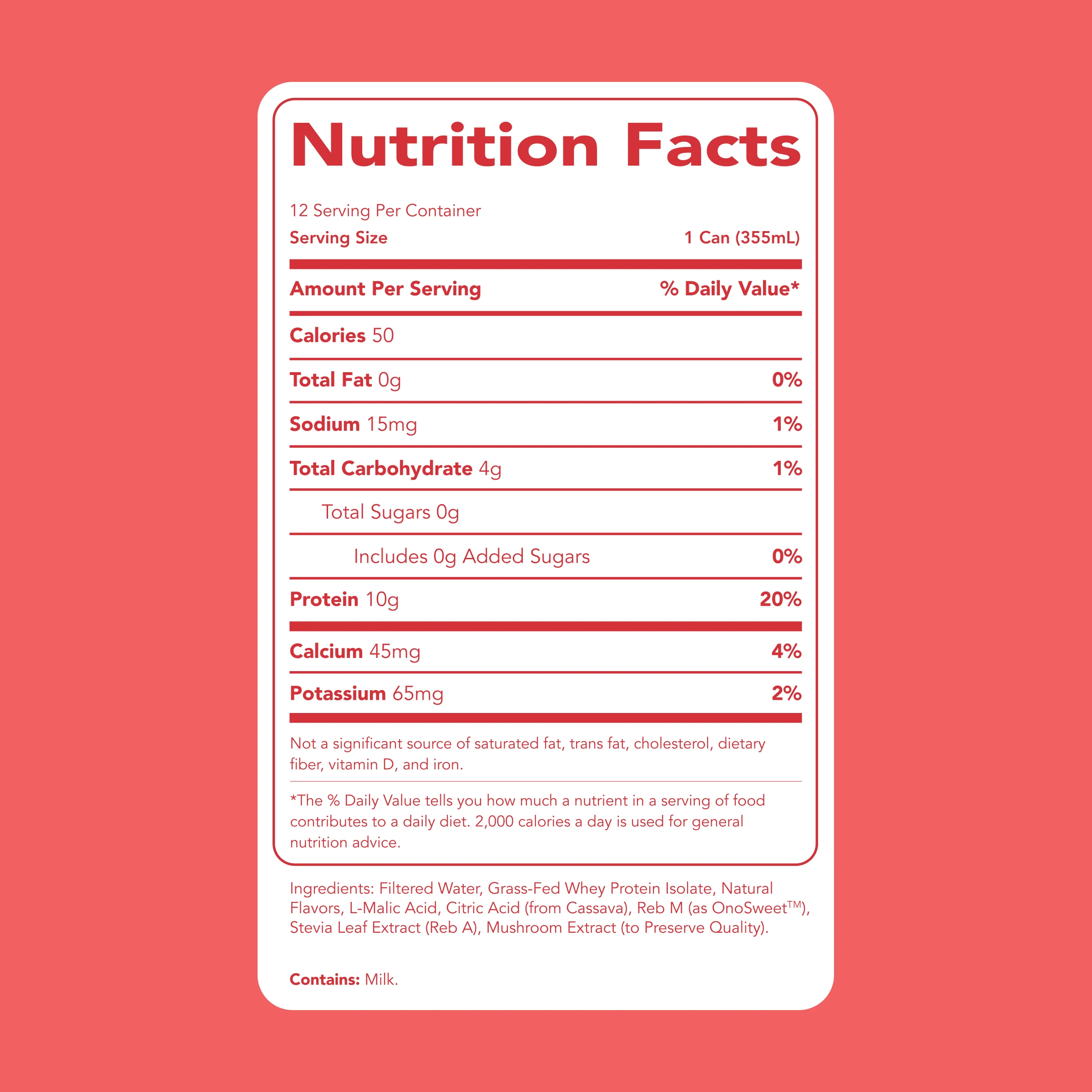 Clear Protein Water: Peach Mango Créme (12 Oz. | 12 Pack) - Image 7