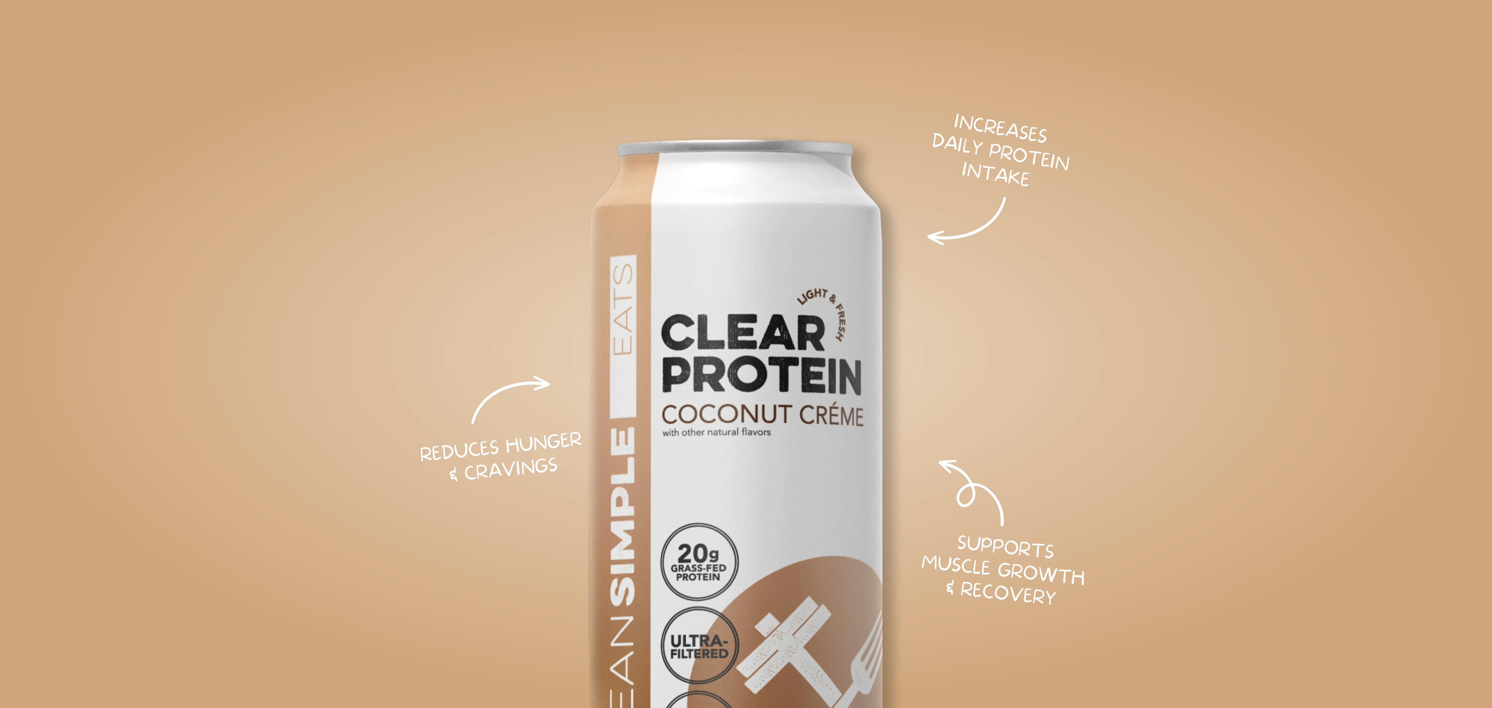 Clear Protein Water: Coconut Créme (16 Oz. | 12 Pack) - Image 6