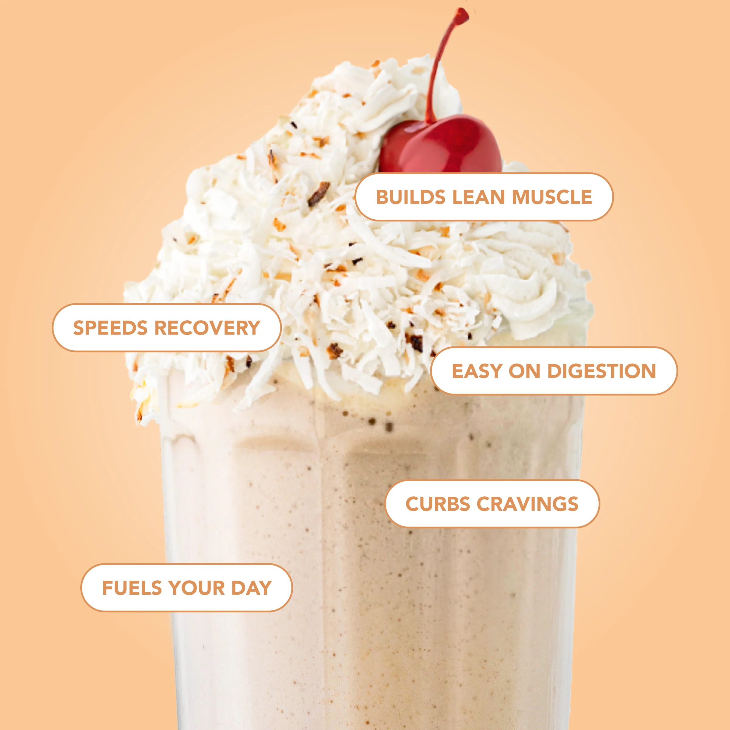 Protein Powder: Coconut Cream (10 Single Serving Stick Packs) - Image 5