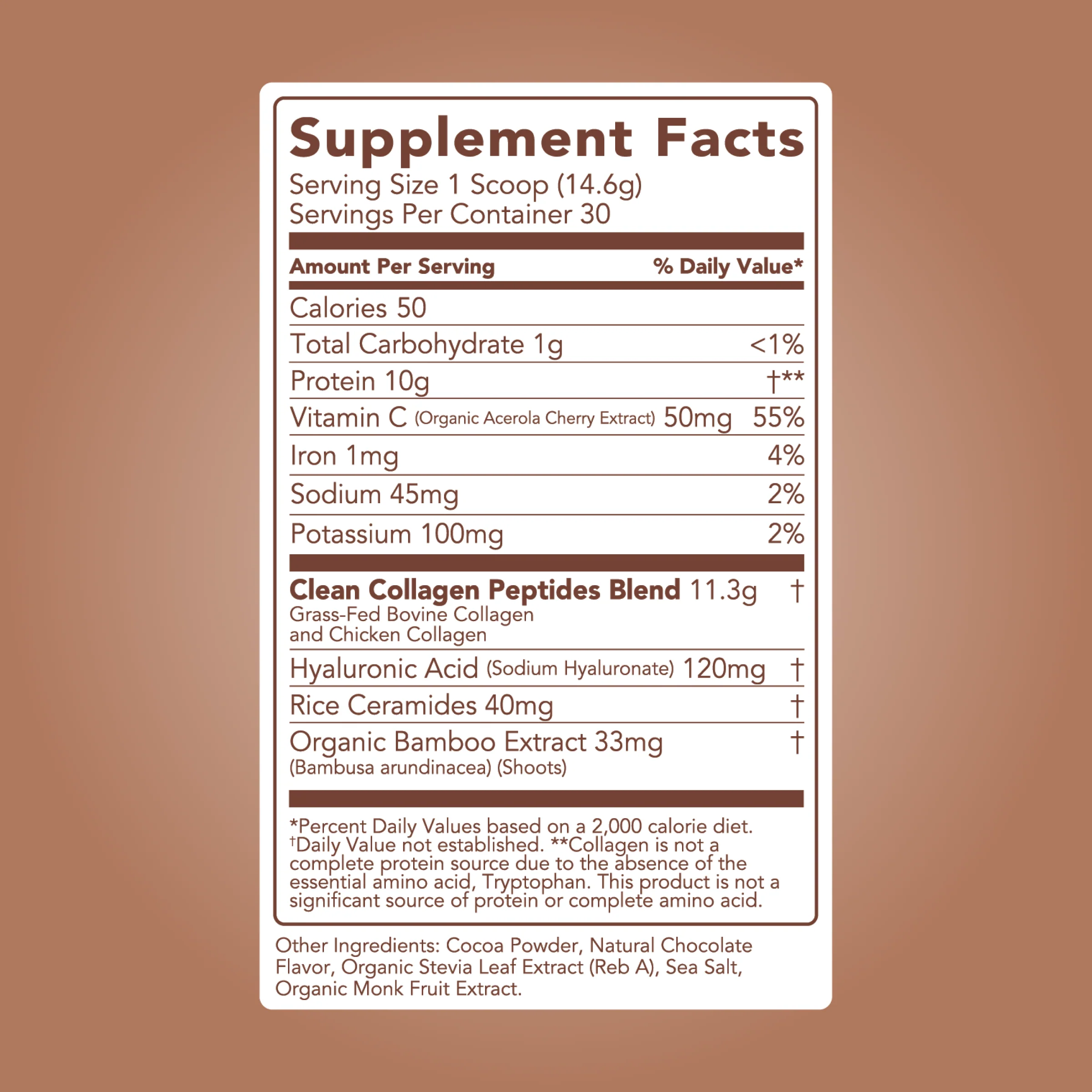 Collagen + Beauty Blend: Chocolate Silk (30 Serving) - Image 5