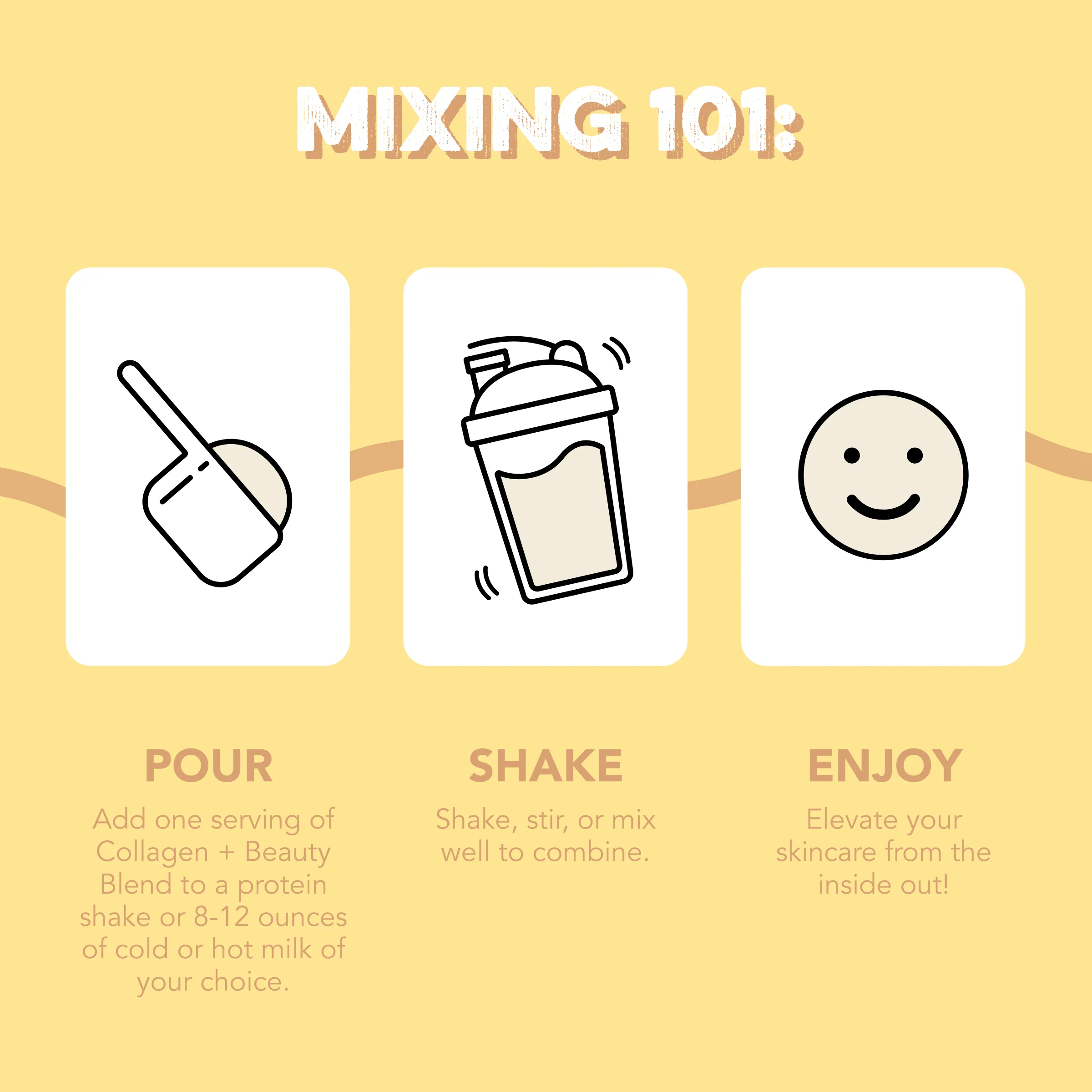 Collagen + Beauty Blend: Vanilla Cream (30 Serving) - Image 4