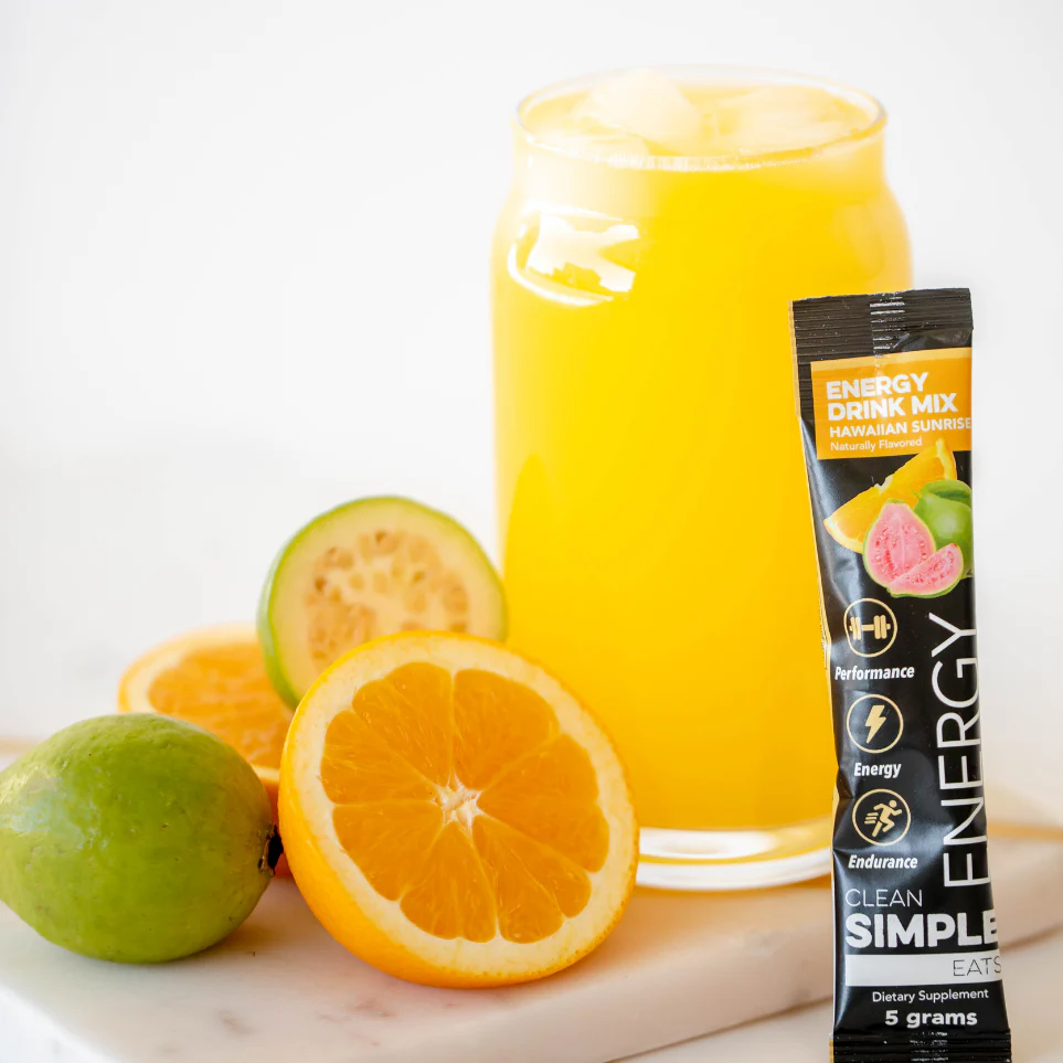 Energy: Hawaiian Sunrise Energy Drink Mix (10 Single Serving Stick Packs) - Image 3