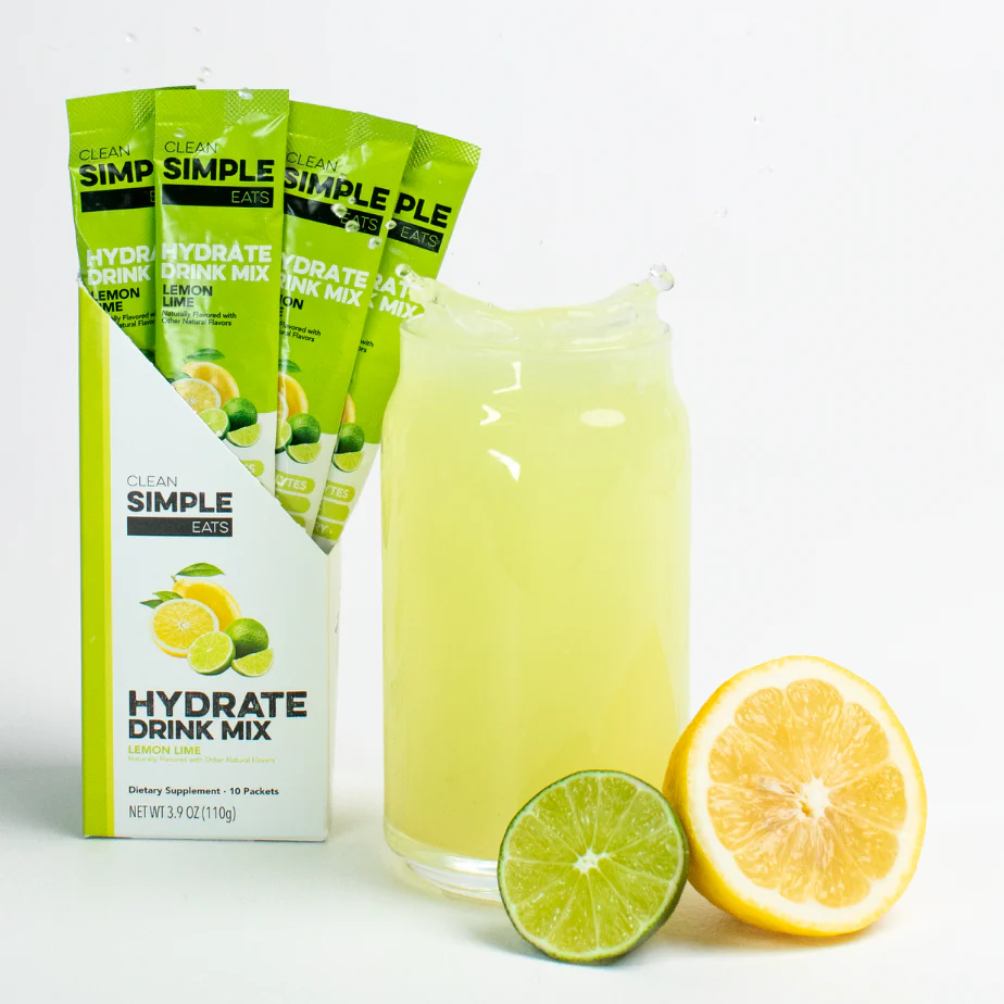 Hydrate: Lemon Lime Hydration Drink Mix (10 Single Serving Stick Packs) - Image 3