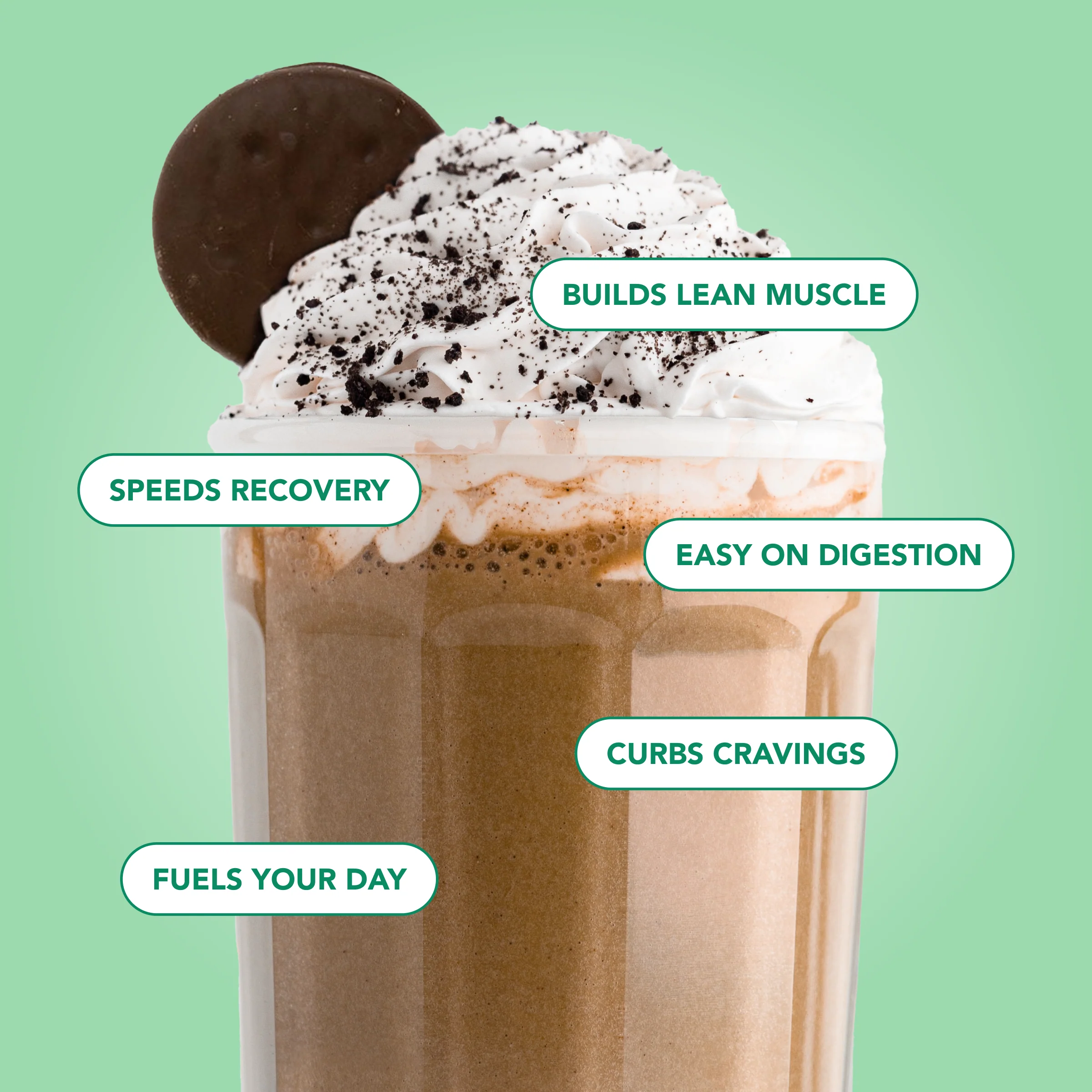 Protein Powder: Mint Chocolate Cookie (10 Serving Bag) - Image 4