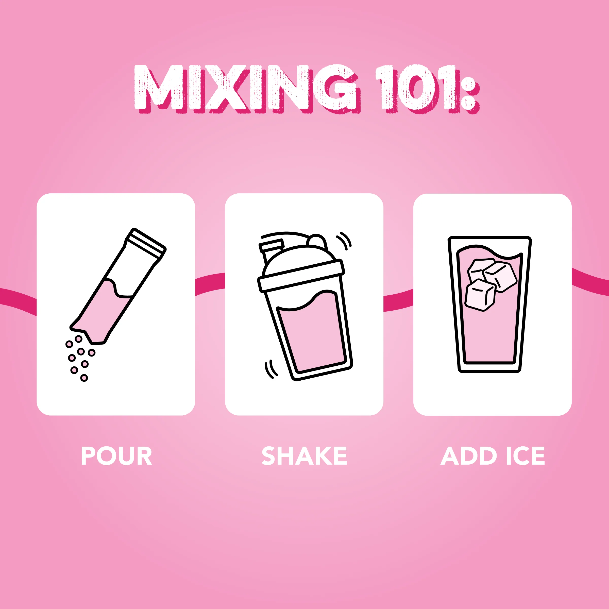 Clear Protein Powder: Pink Burst (8 Single Serving Stick Packs) - Image 7