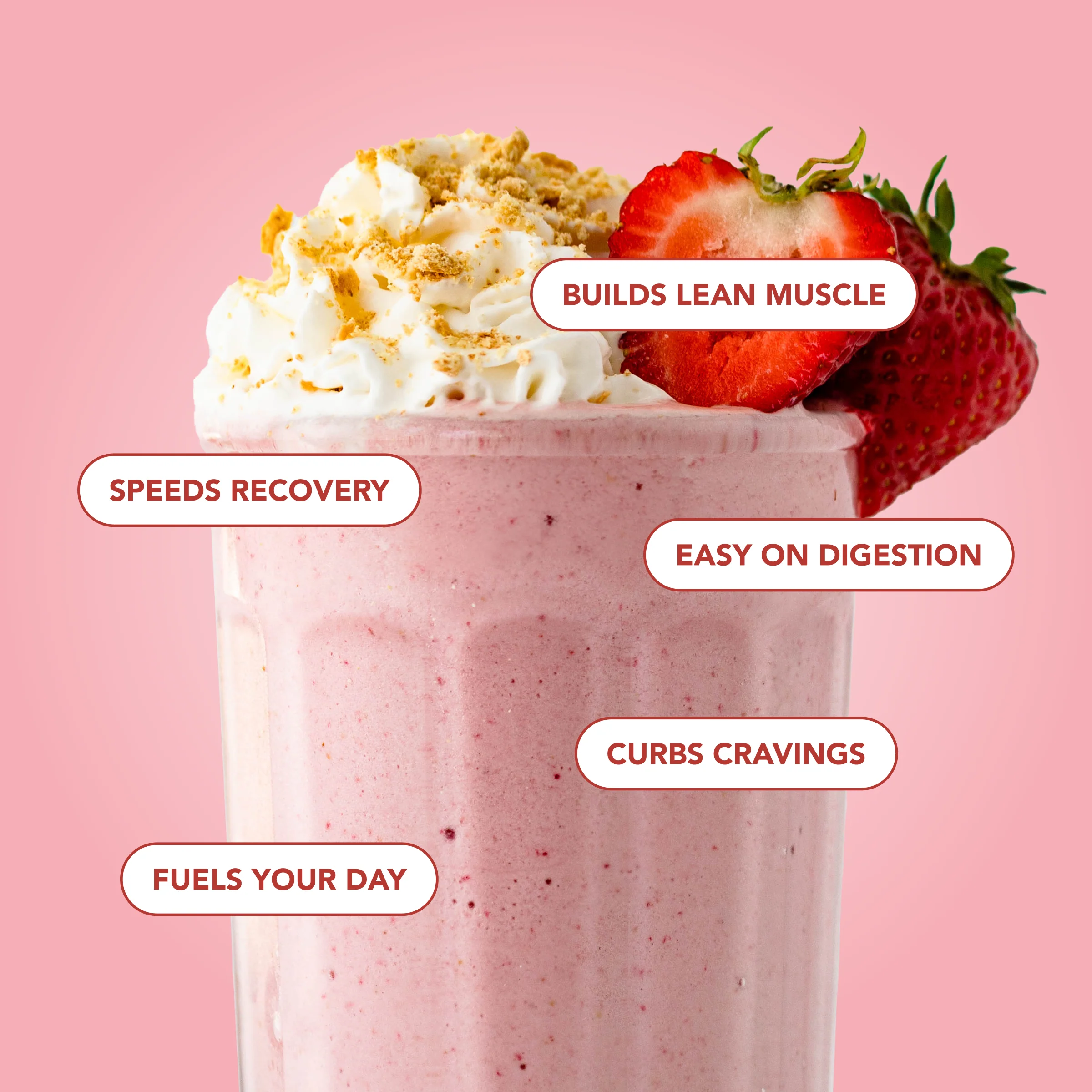 Protein Powder: Strawberry Cheesecake (10 Serving Bag) - Image 4