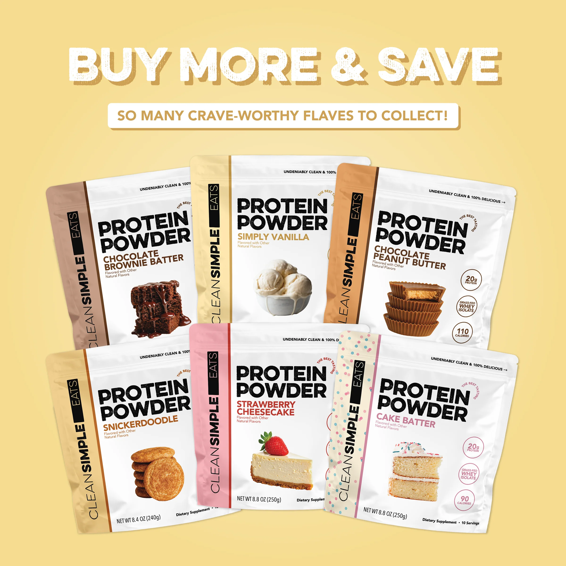 Protein Powder: Simply Vanilla (10 Serving Bag) - Image 5
