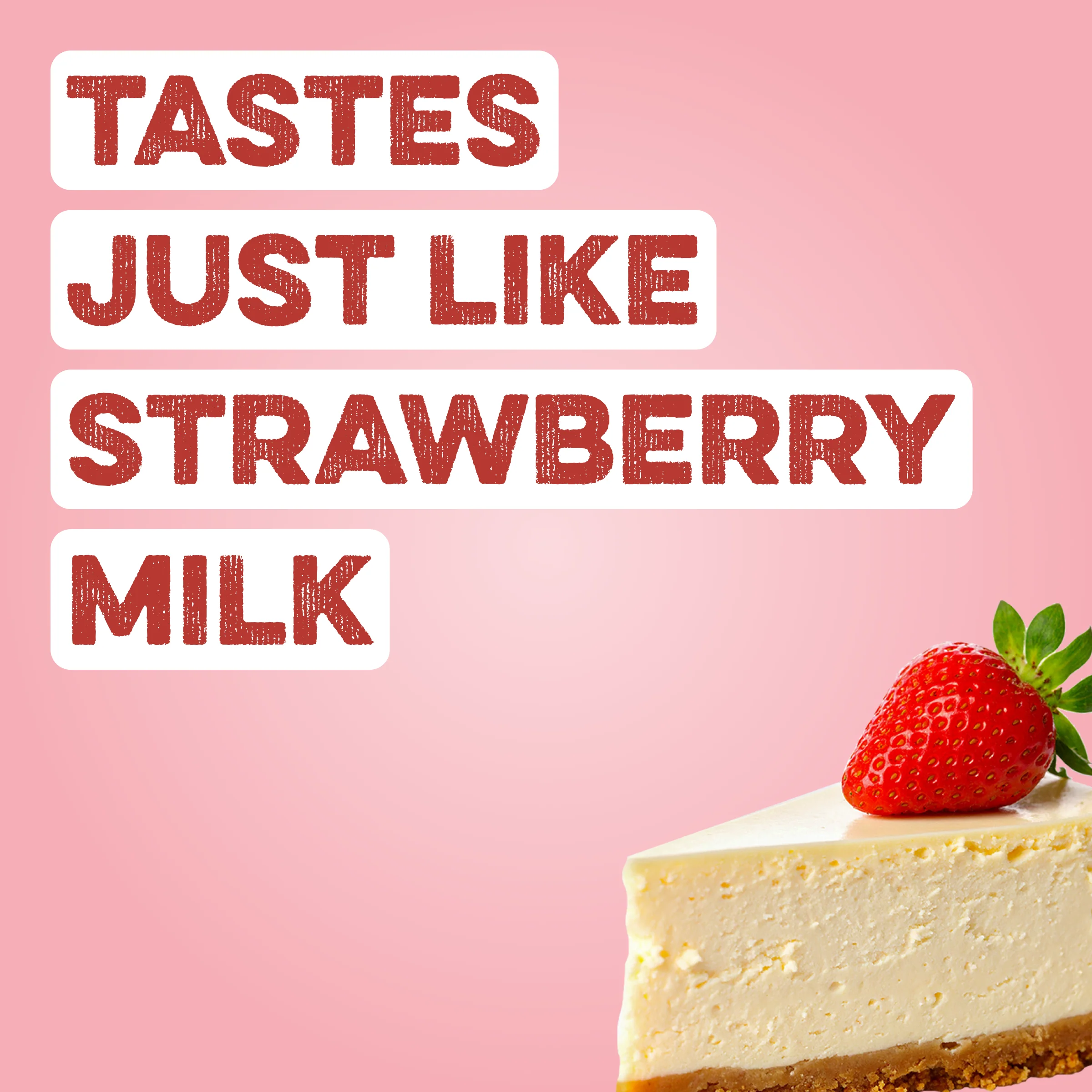 Protein Powder: Strawberry Cheesecake (10 Single Serving Stick Packs) - Image 2