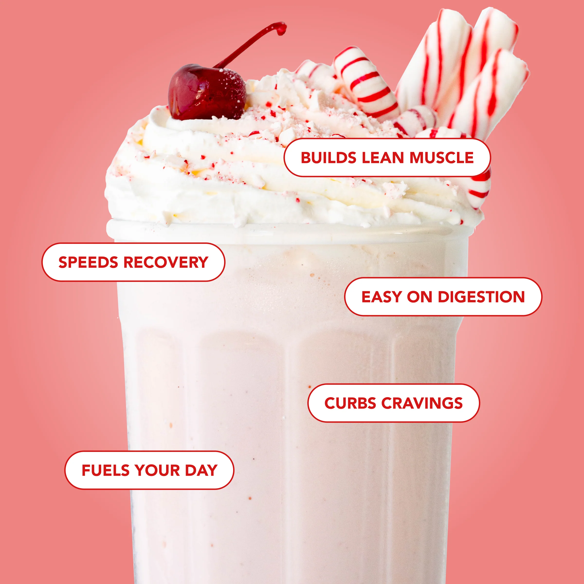 Protein Powder: White Chocolate Peppermint (10 Serving Bag) - Image 4
